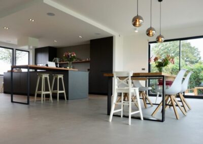 betonvloer in keuken